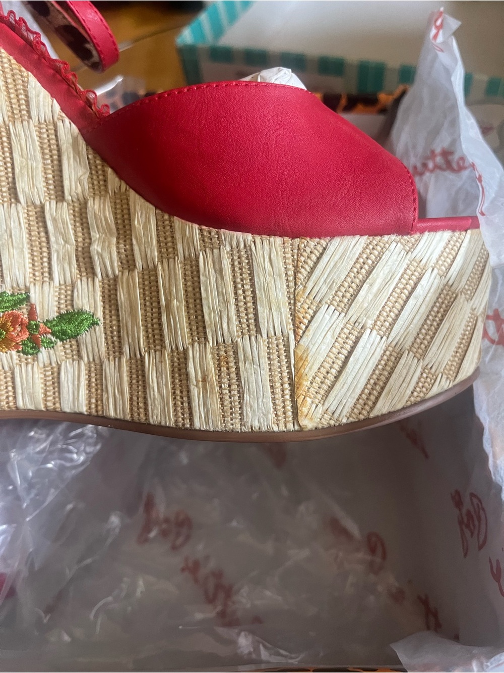 Bettie Page enchanted tiki platforms sz 9 - Picture 10 of 11